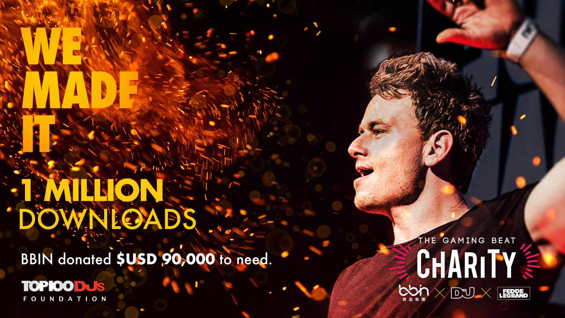 Fedde Le Grand's TGBCharity tracks downloaded more than 1