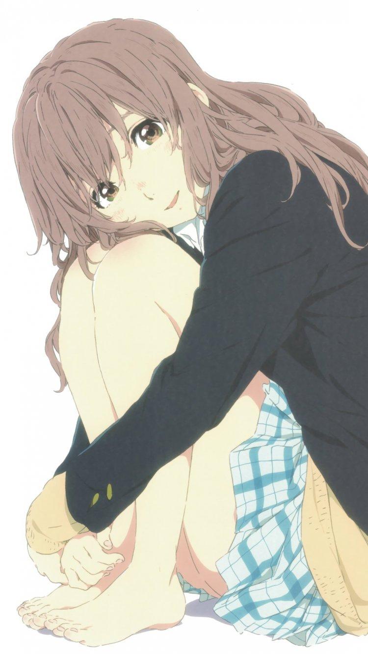 Shouko Nishimiya iPhone 7 750x1334 wallpaper