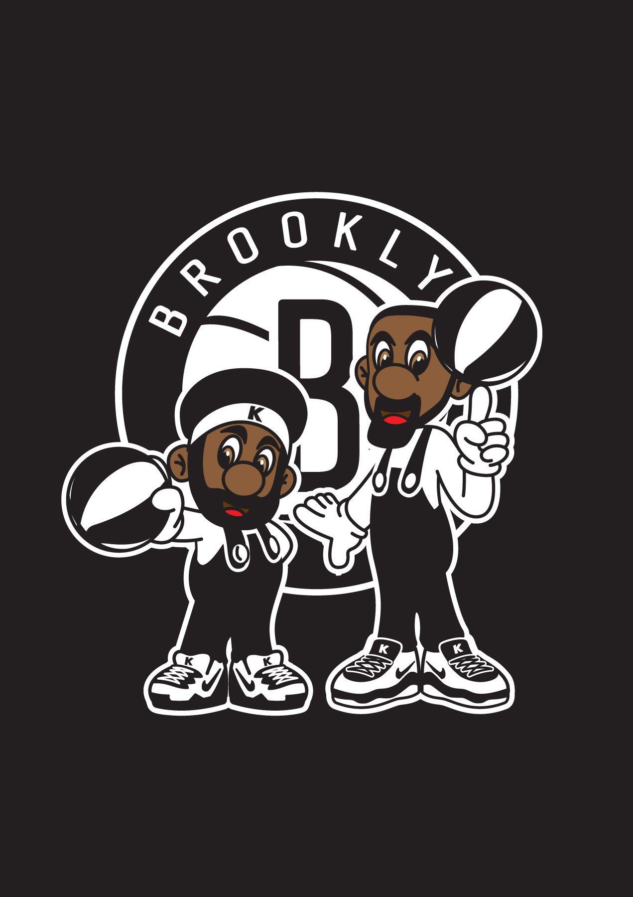 Kevin Durant Brooklyn Nets Biggie Coogi Basketball NBA Print