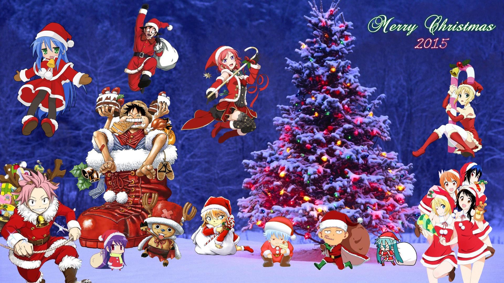 Merry Christmas Anime Wallpapers  Wallpaper Cave