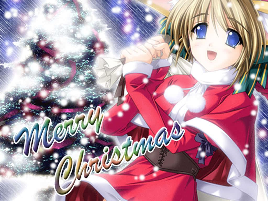 Free download Anime christmas wallpaper merry christmas