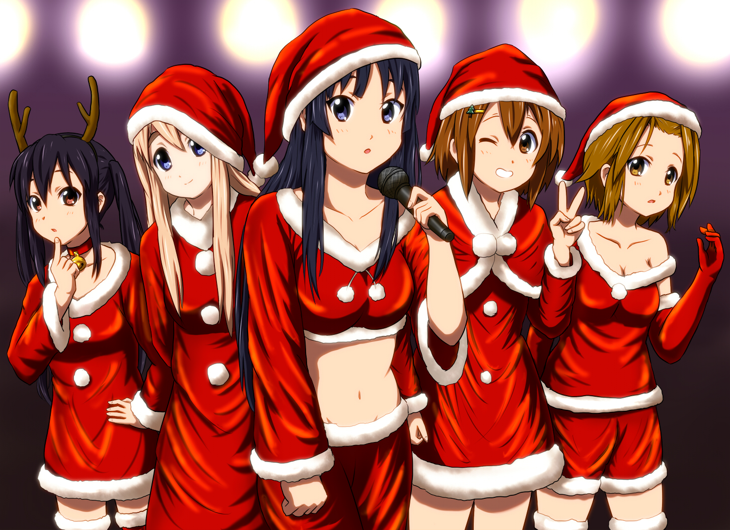 Merry Christmas Anime Wallpapers Wallpaper Cave