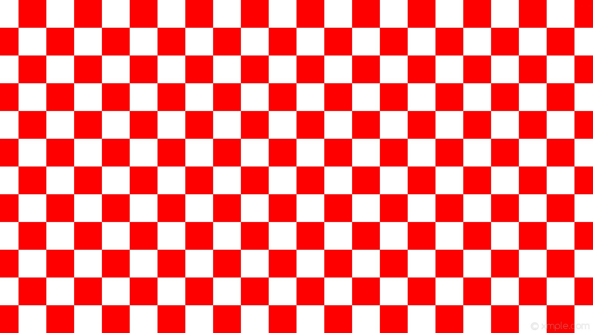 Red and White Checkered Wallpaper