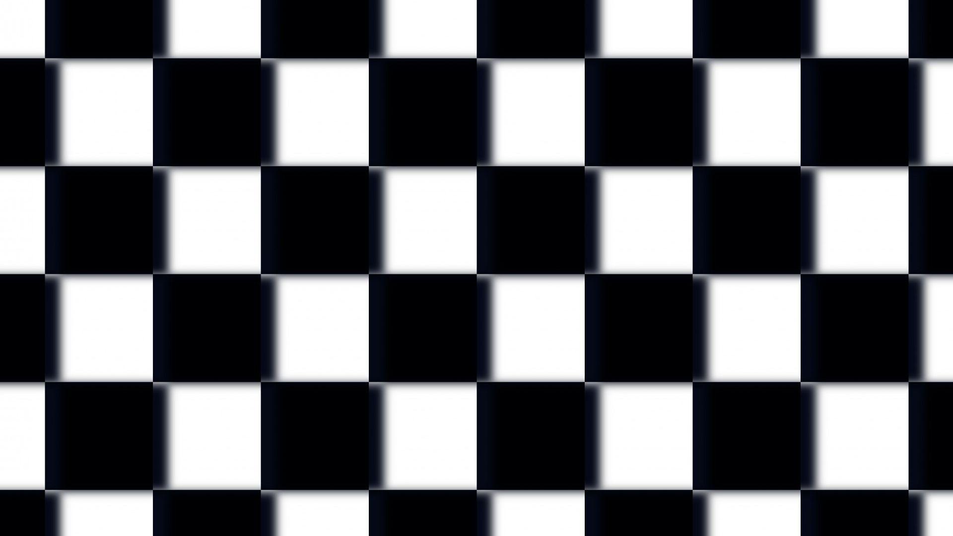 Black and White Checkerboard Design Background Wallpaper