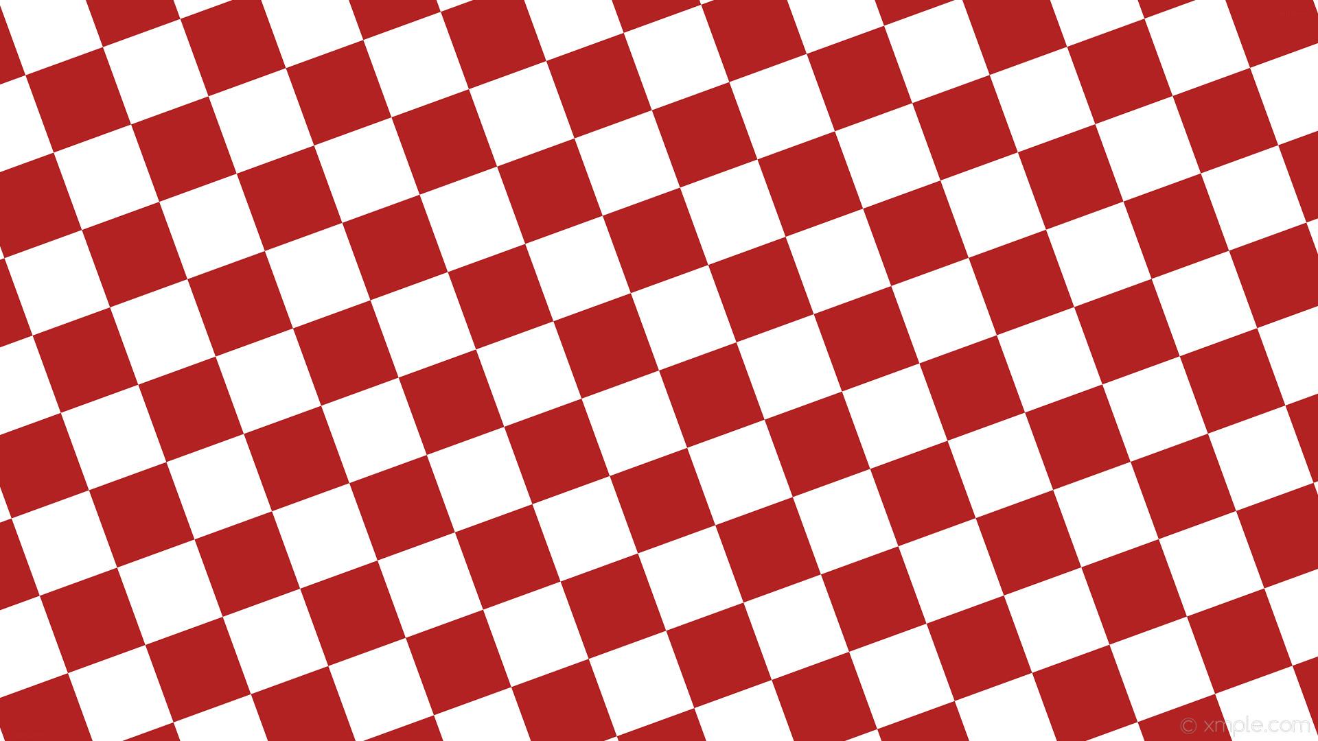 Red and White Checkered Wallpaper