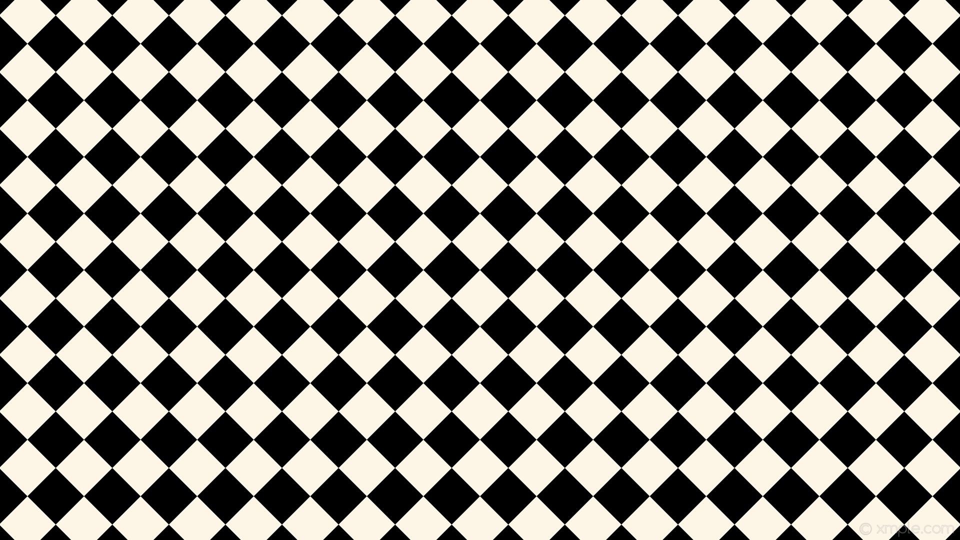 Black and White Checkerboard Wallpaper