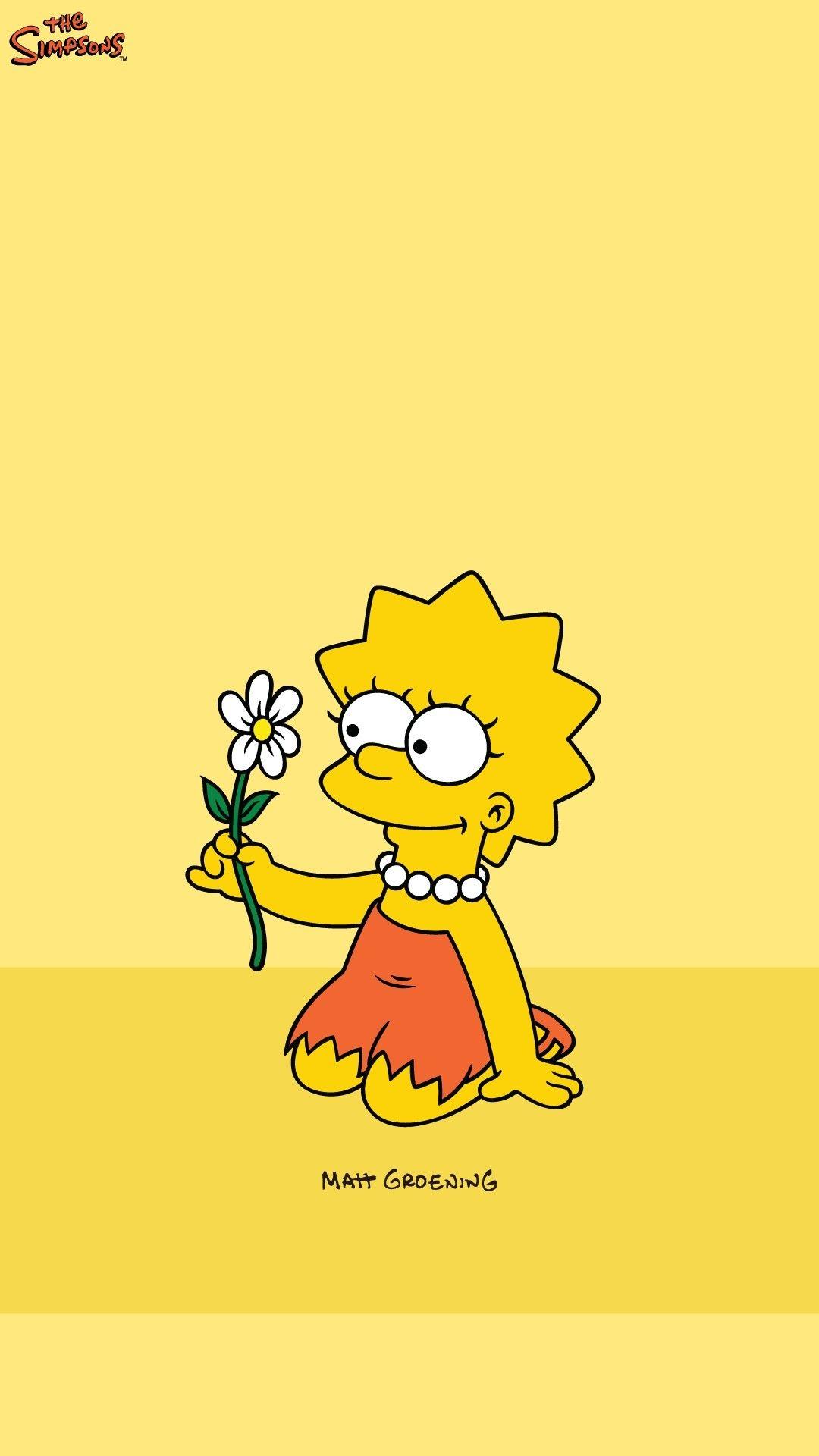 Lisa <3. Simpson wallpaper iphone, Cartoon wallpaper