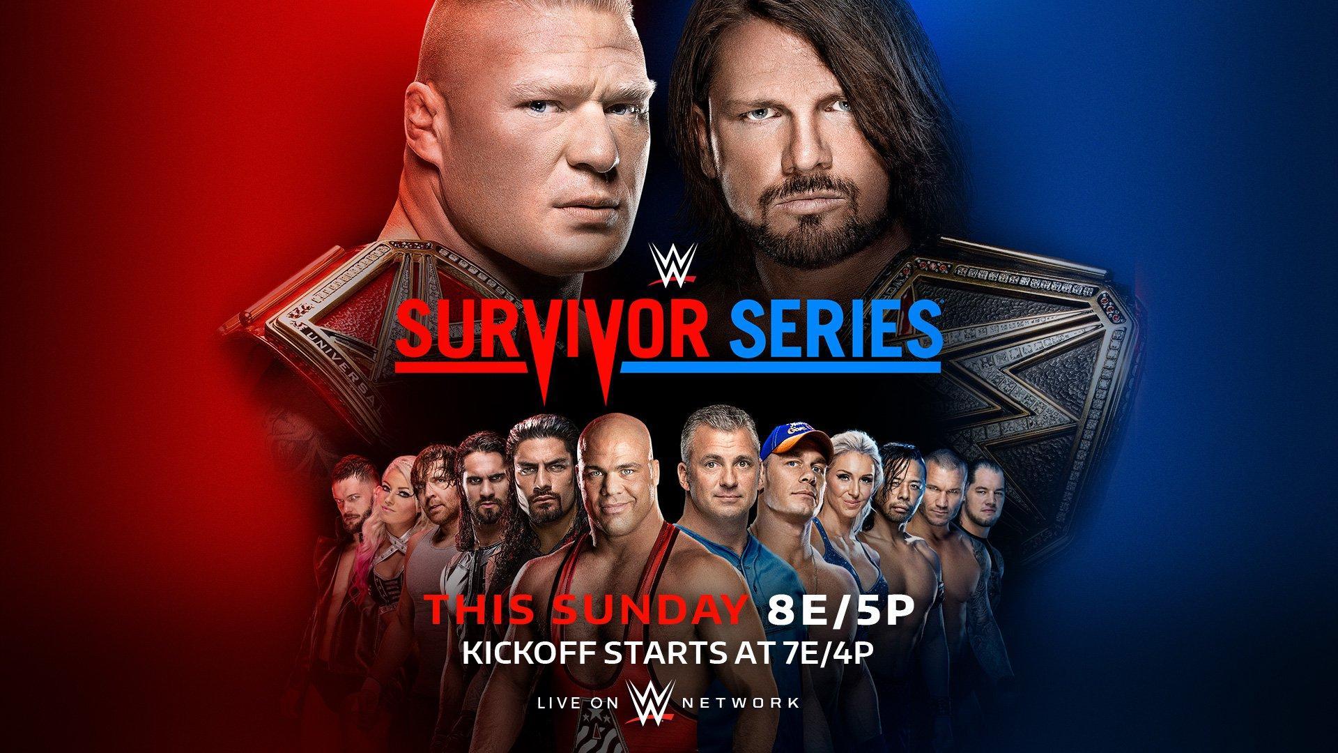 wwe survivor series 2017 poster preview