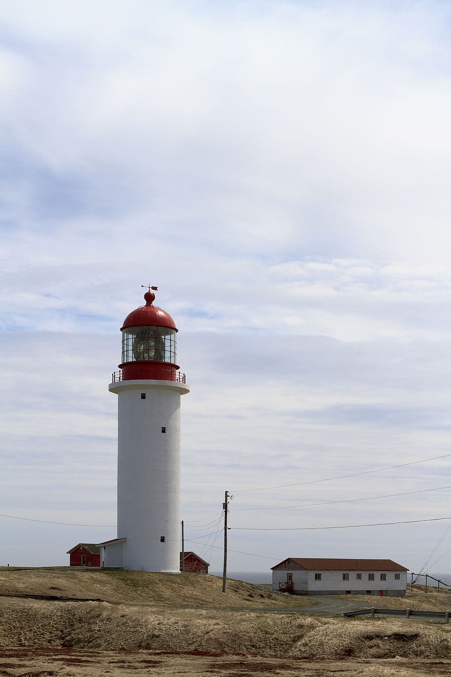 HD wallpaper: Historic Cape Race Lighthouse, Newfoundland