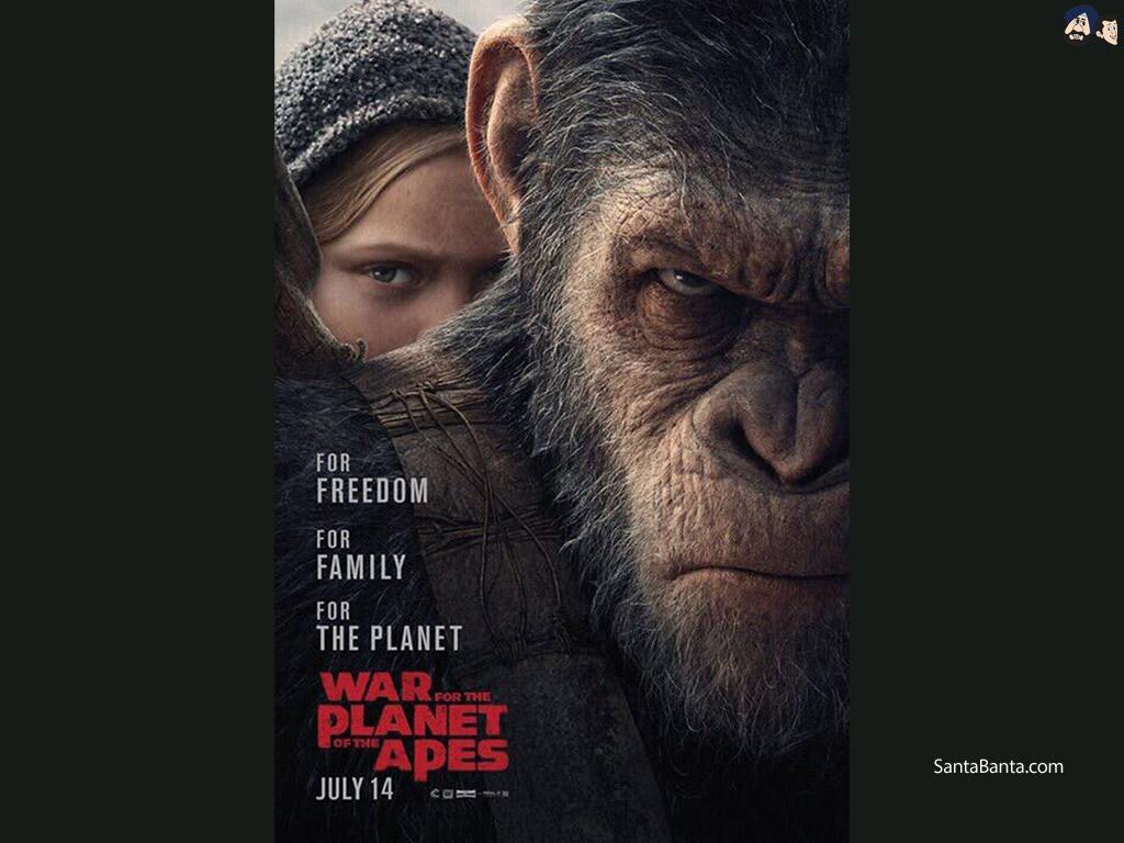 War for the Planet of the Apes Movie Wallpaper