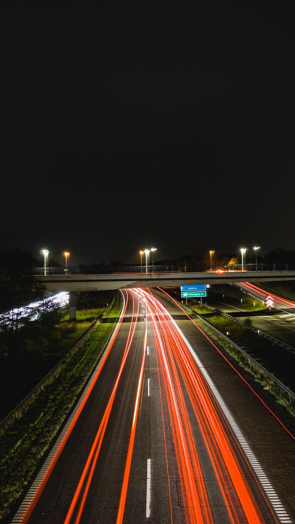 Car Long Exposure Picture. Download Free Image