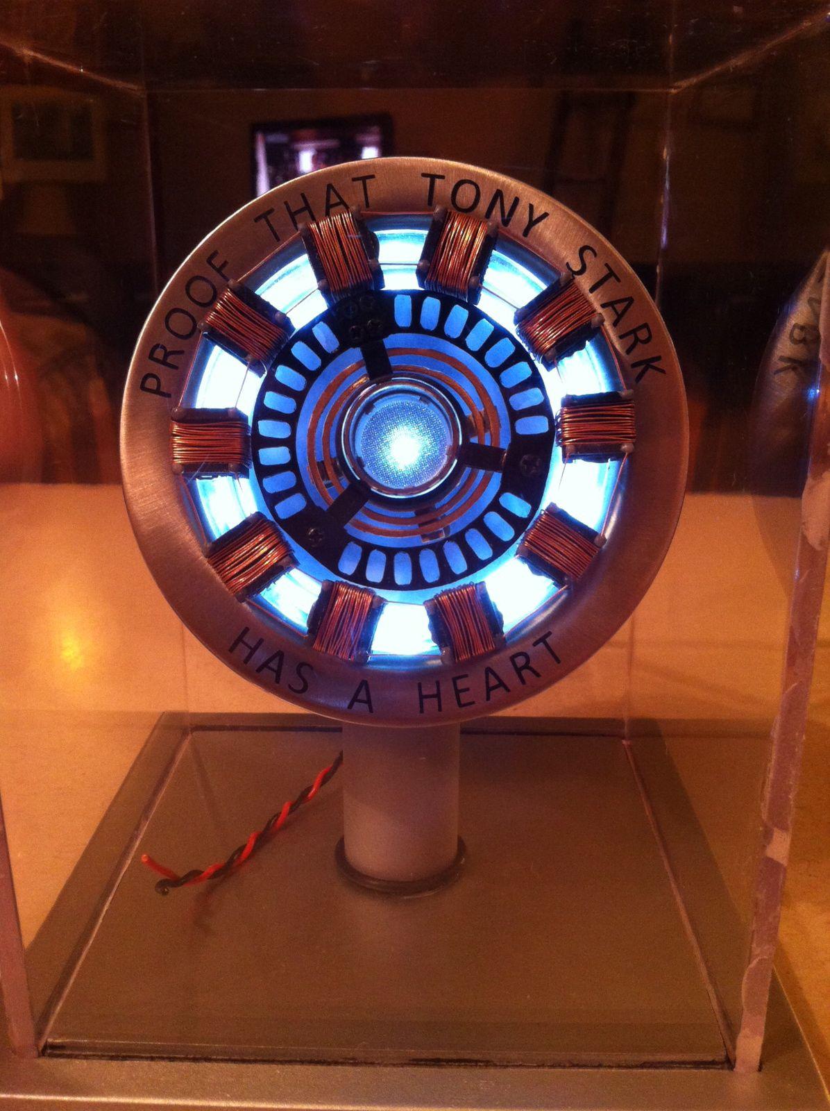 Proof that Tony Stark has a Heart: Arc Reactor Display