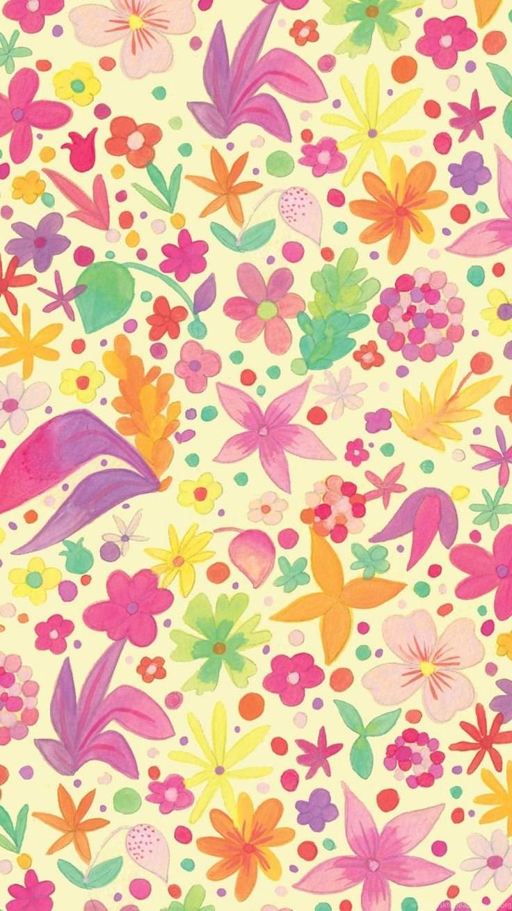 Cute Wallpaper Tumblr Floral iPhone 6 Plus Wallpaper