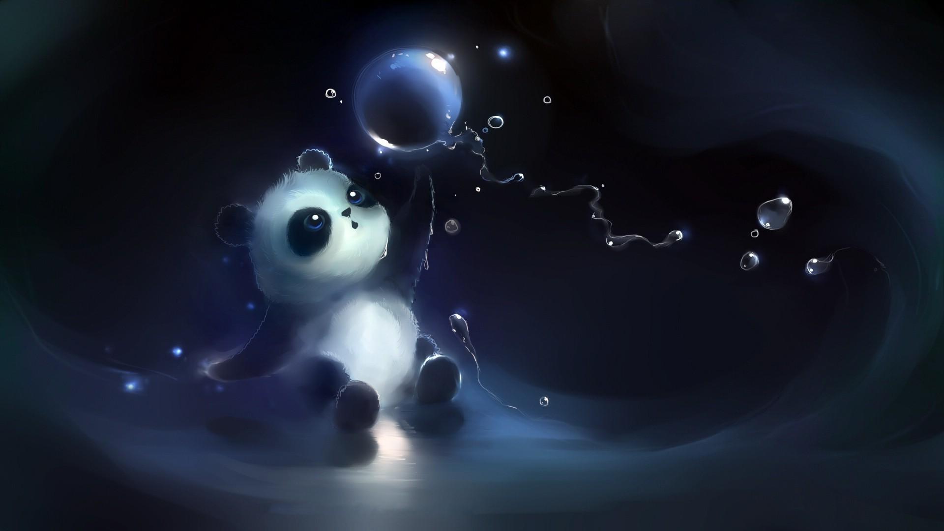 Cute Anime Panda Wallpaper