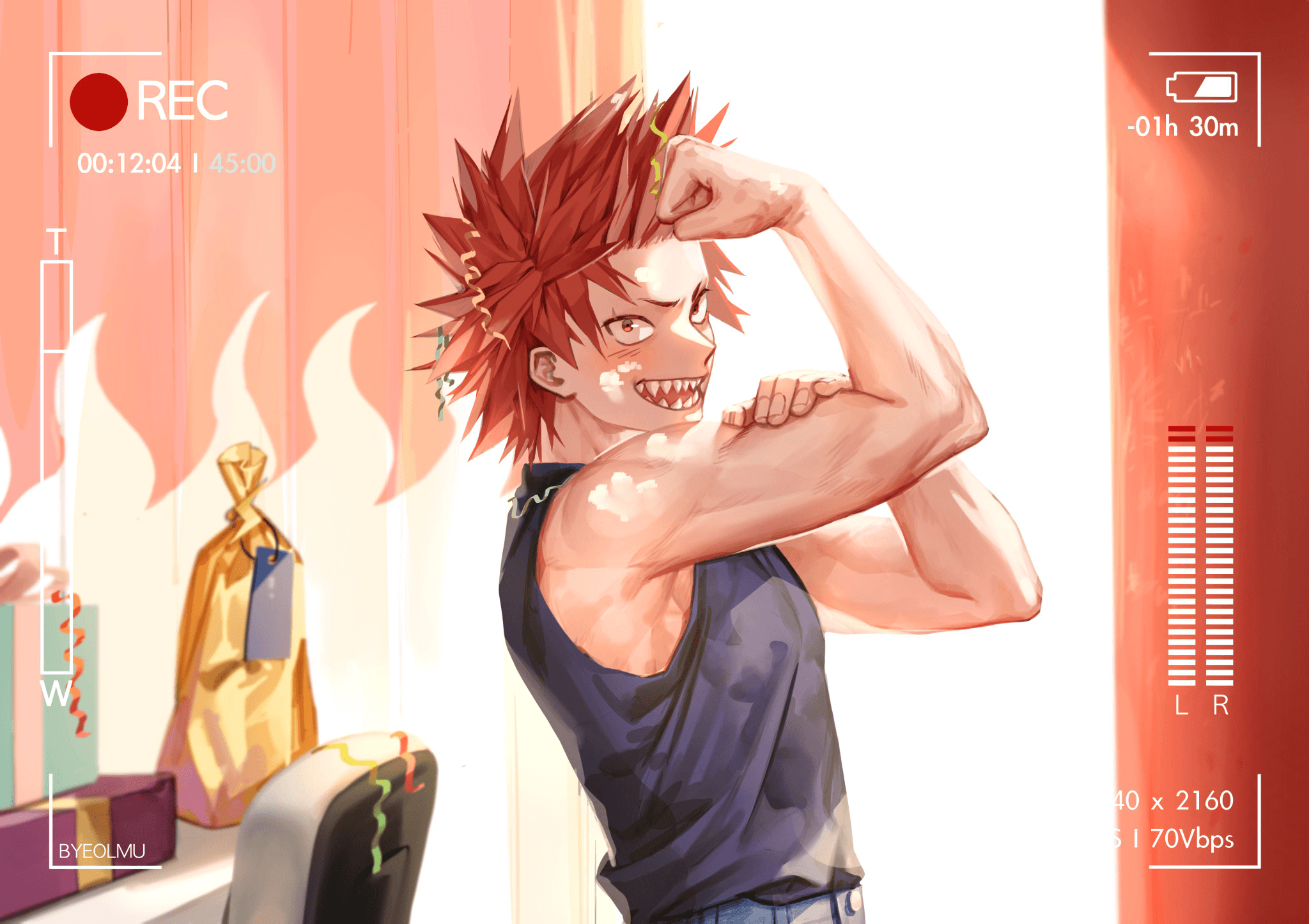 Kirishima Eijirou no Hero Academia Anime