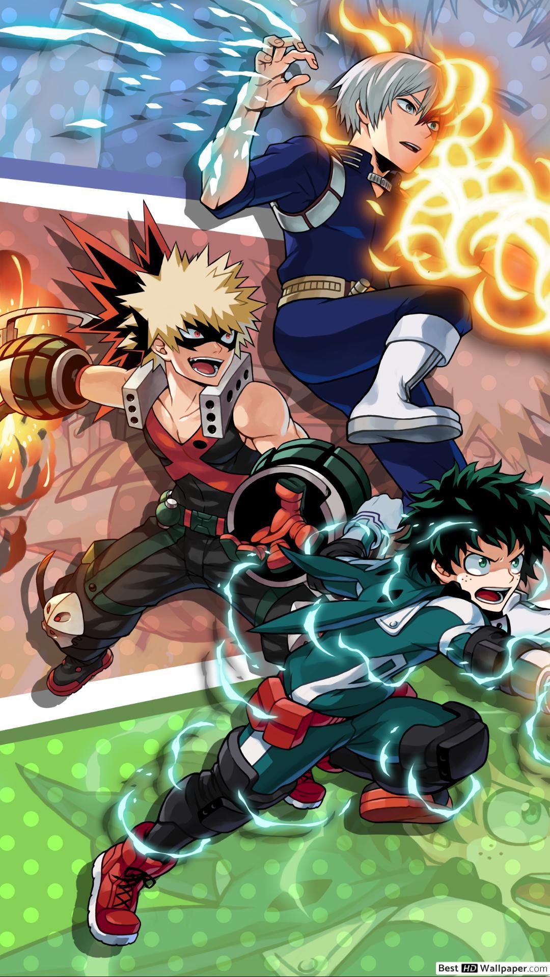 My Hero Academia Deku X Bakugou X Todoroki Wallpapers ...