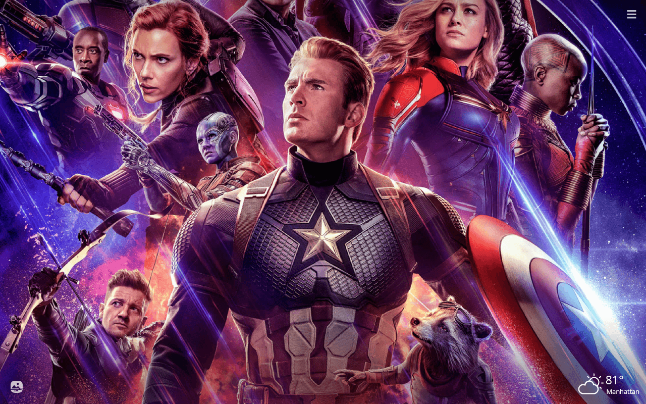 Avengers Endgame HD Wallpaper New Tab