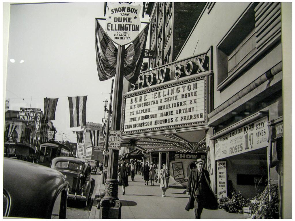 Duke Ellington at the Showbox. April 1940. The Showbox is s