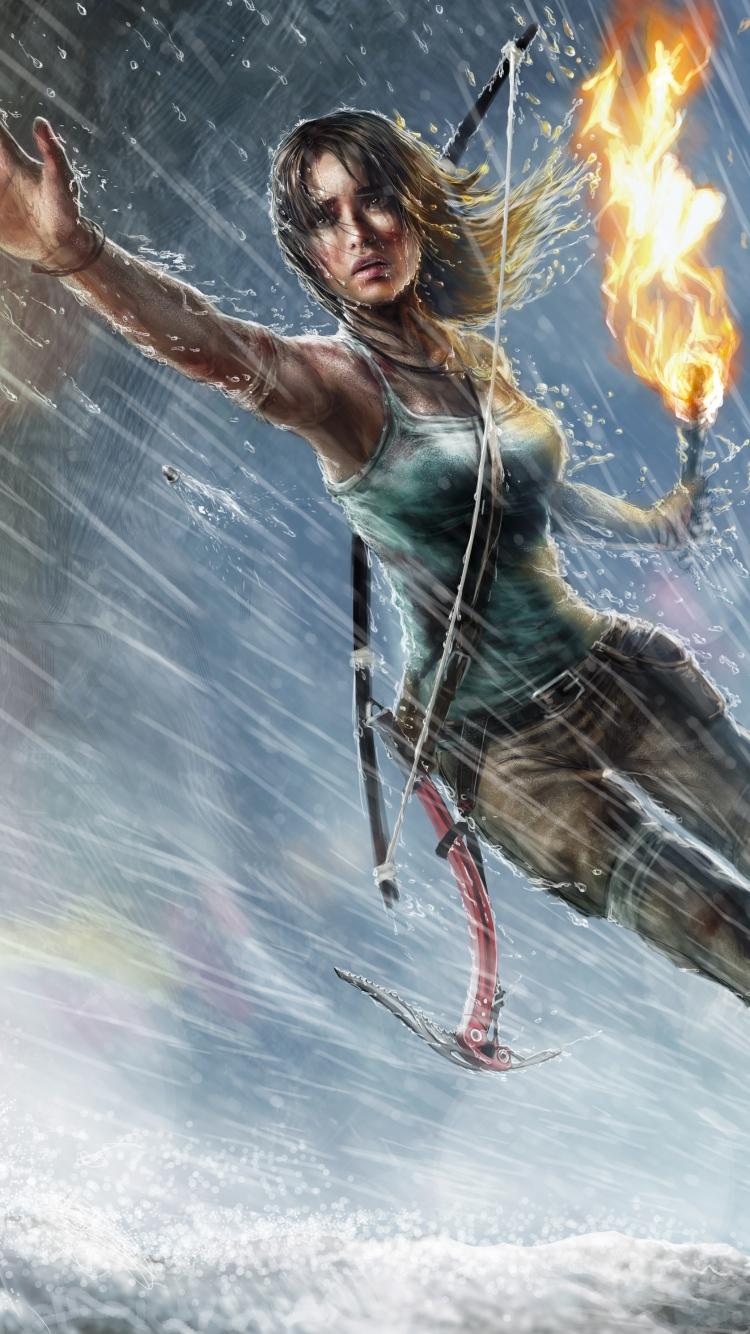 Lara Croft Tomb Raider Android wallpaper HD wallpaper