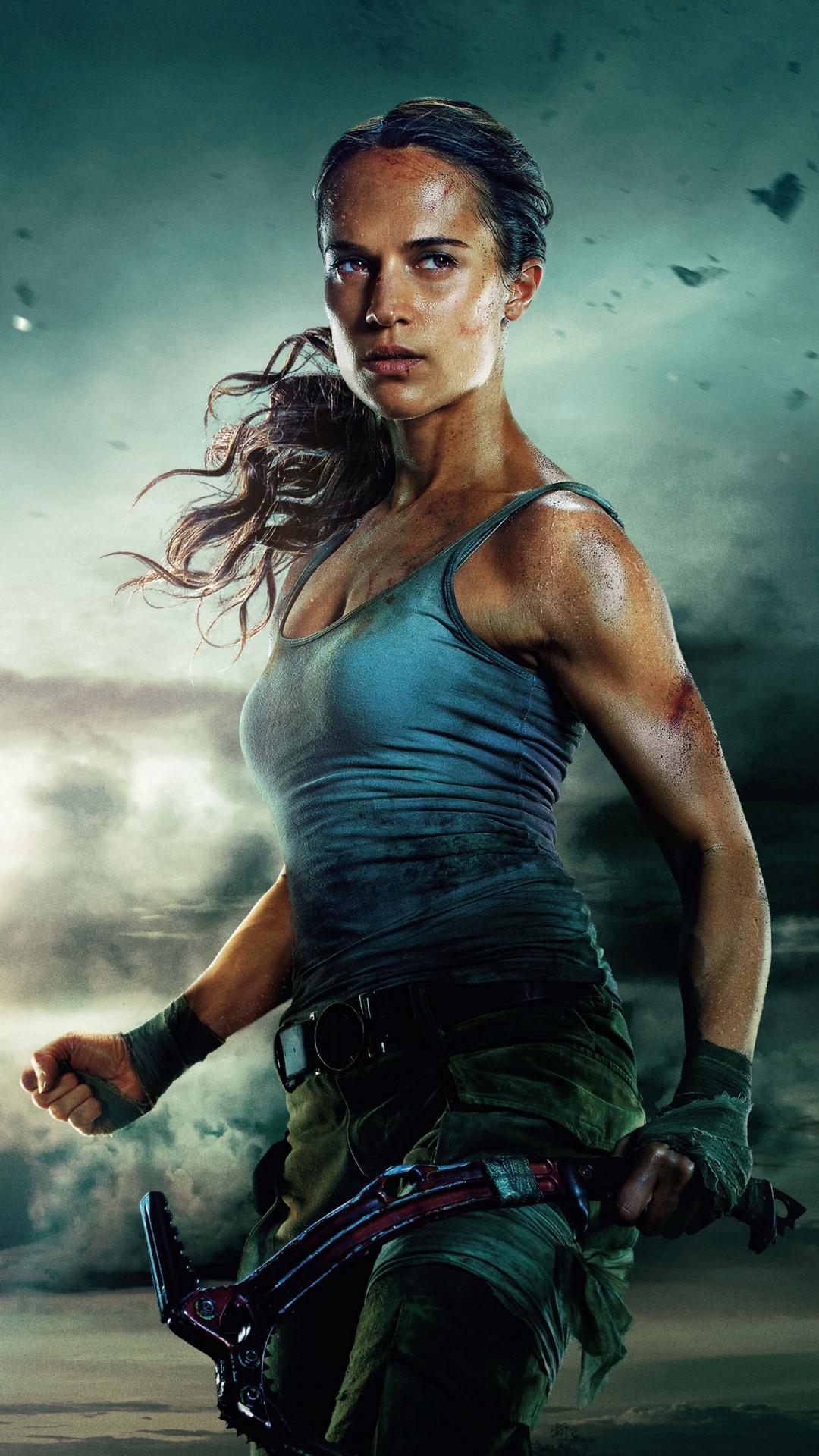 Alicia Vikander as Lara Croft in Tomb Raider Wallpaper. HD