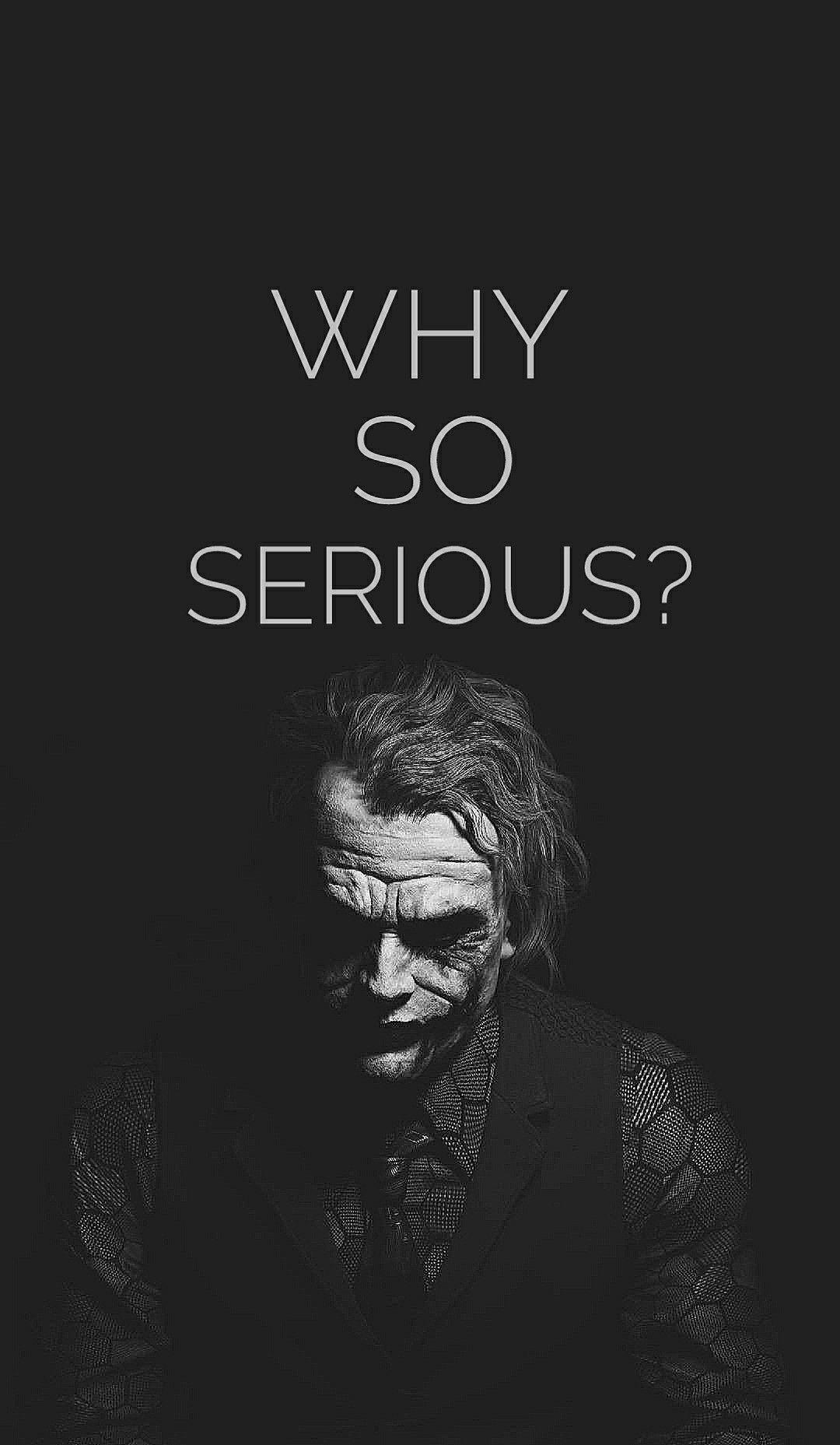 Why so serious??!!. Batman joker wallpaper, Joker wallpaper, Joker artwork
