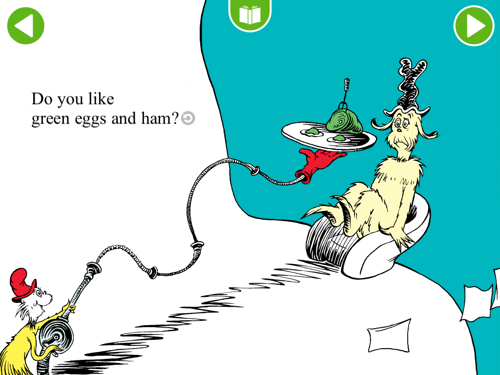 Green Eggs and Ham Read & Learn App