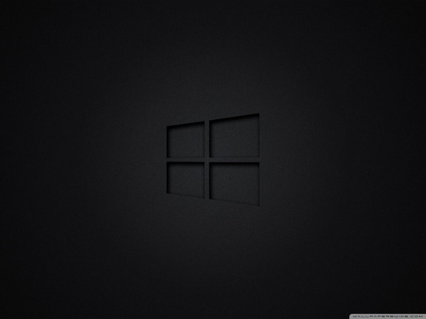 Windows 10 Black ❤ 4K HD Desktop Wallpaper for 4K Ultra HD