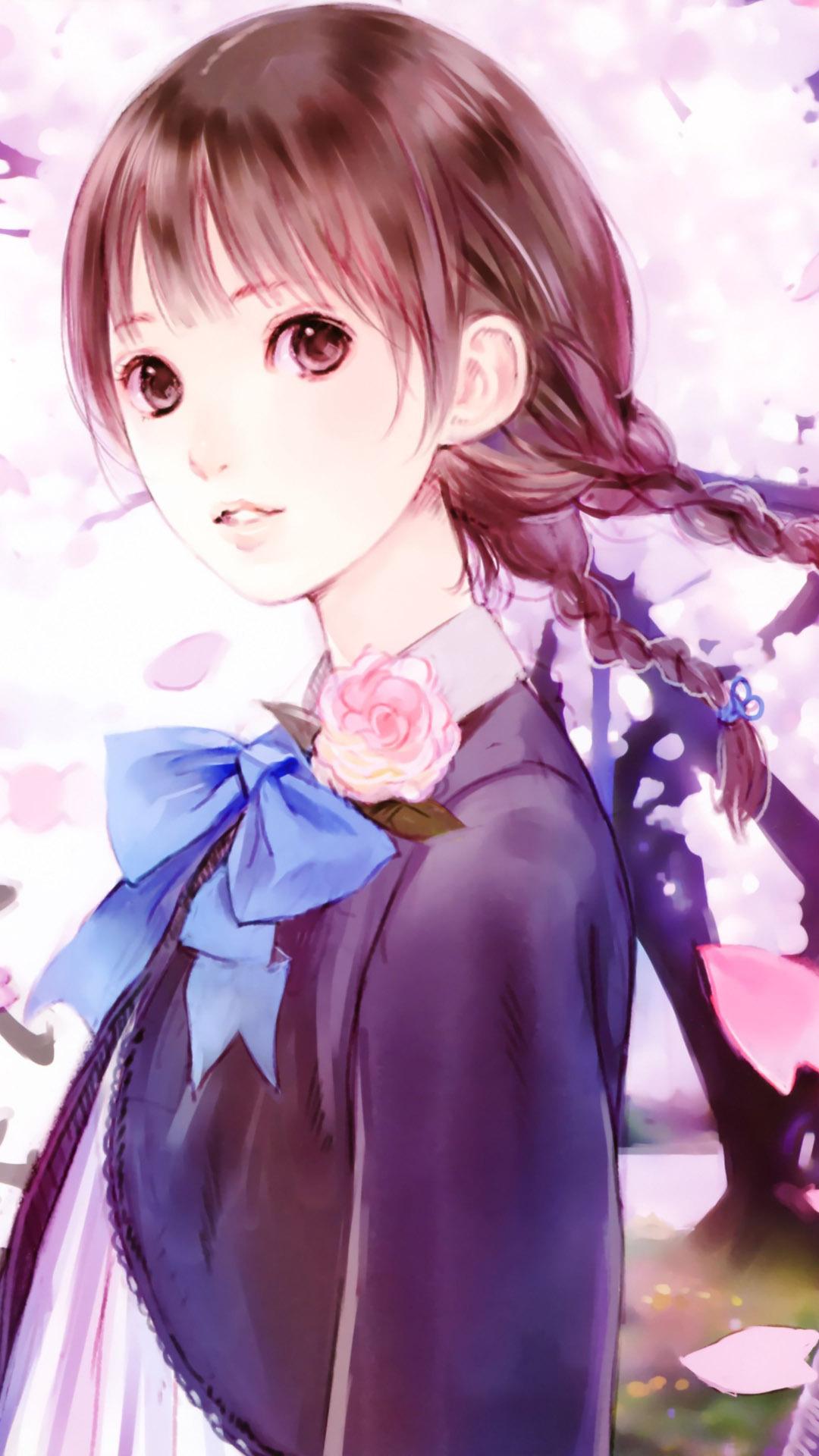 Anime Girl Mobile Wallpaper
