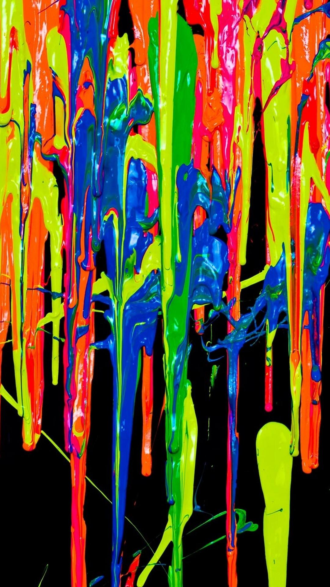 iPhone X Wallpaper Trippy Colorful 3D iPhone Wallpaper