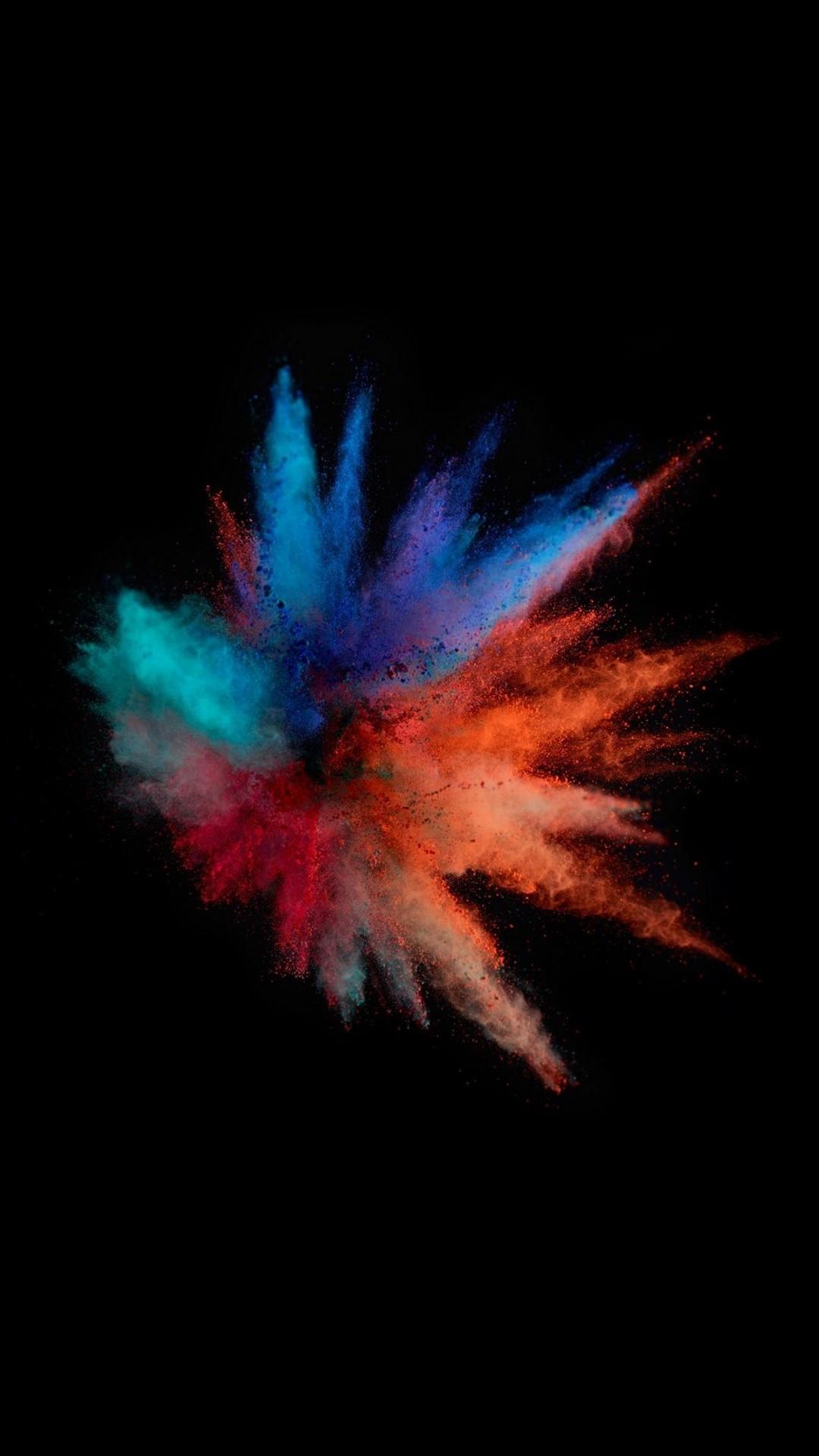 iPhone X Color Splash Wallpaper 3D iPhone Wallpaper