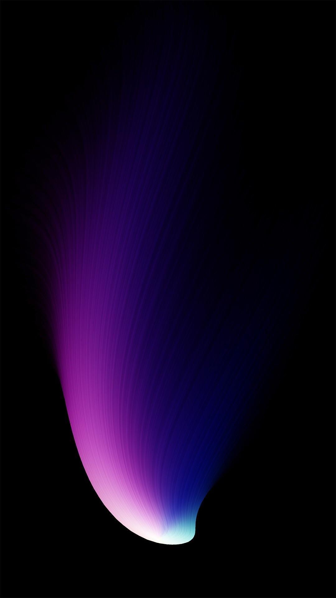 Cool gradient effect wallpaper when waking iPhone X lockscreen (1080x1920). iPhone wallpaper violet, Android wallpaper, Android wallpaper black