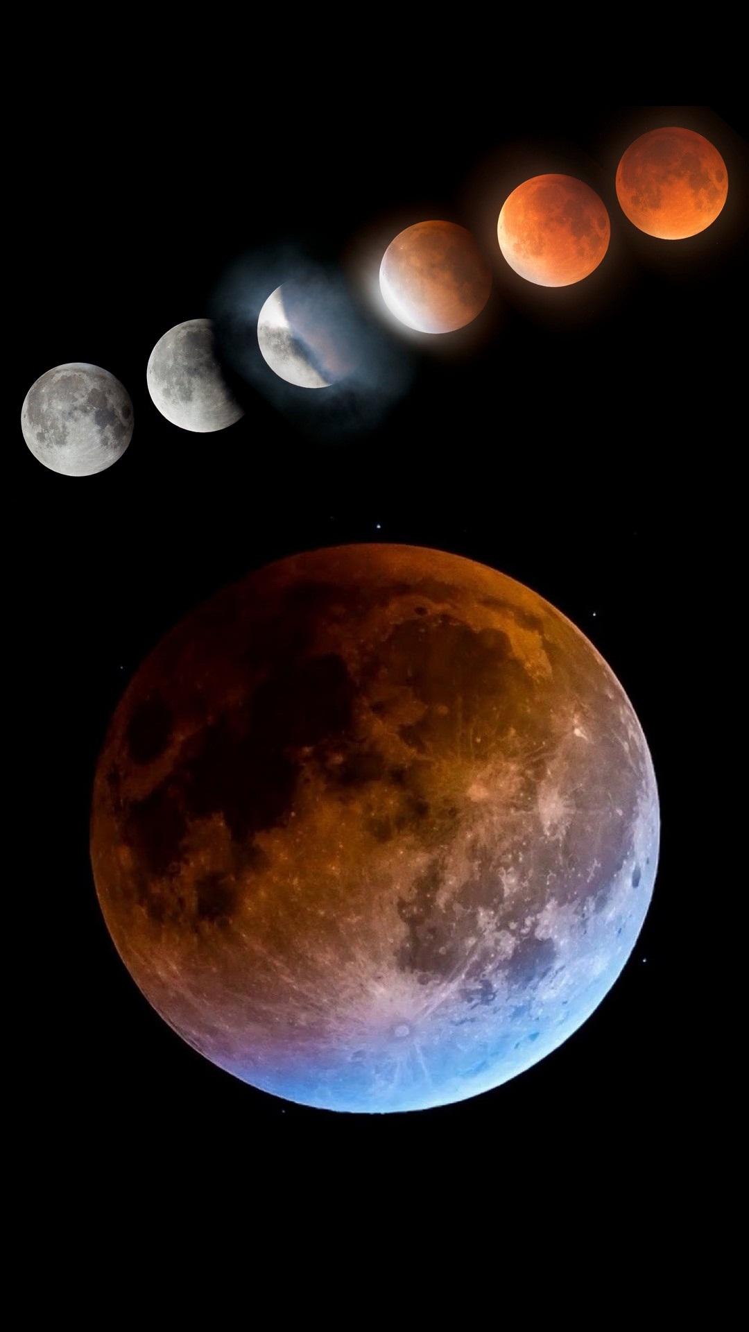 Blood Moon Lunar Eclipse Android Wallpaper Android