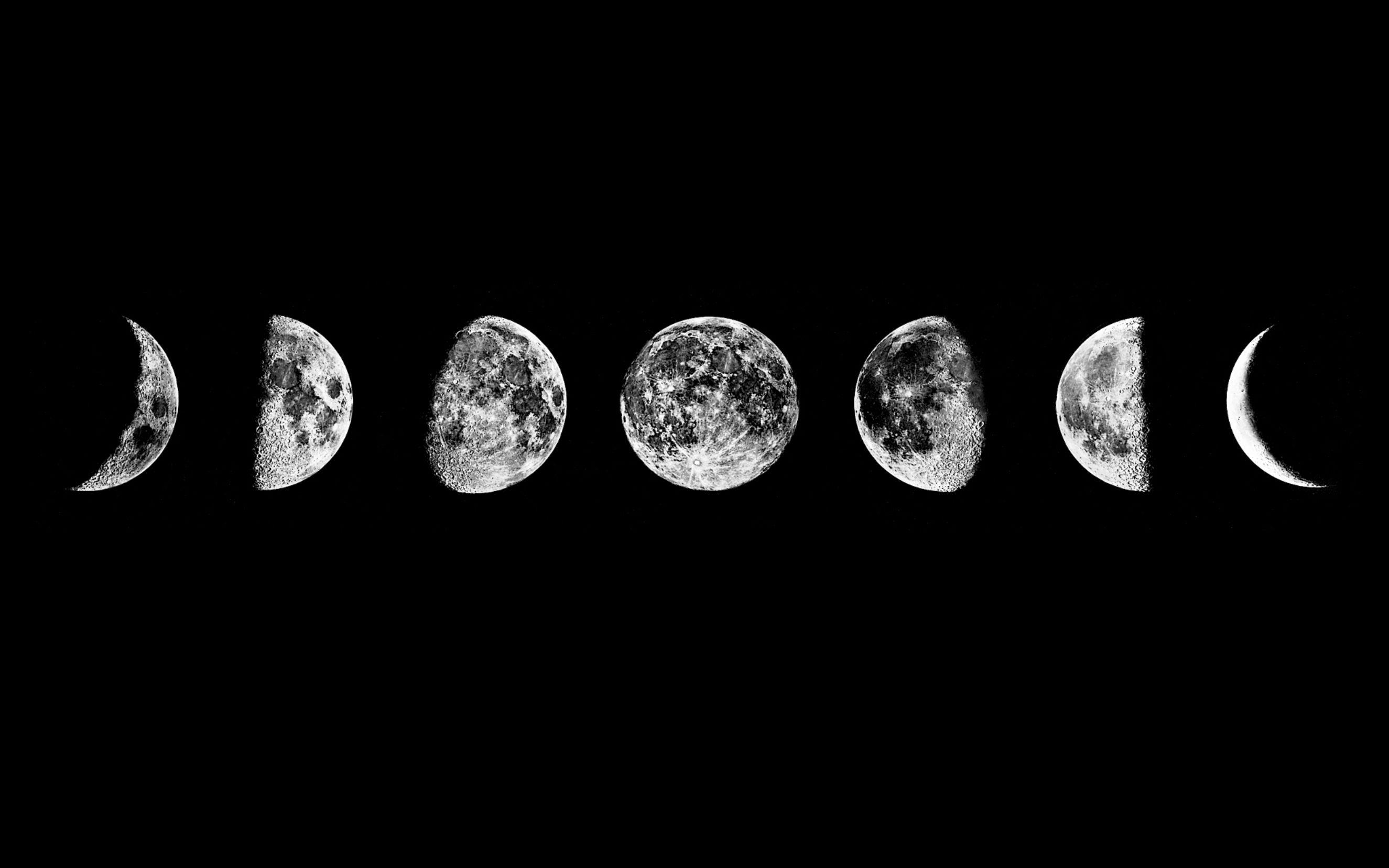 Lunar moon phases picture hipster, Hipster