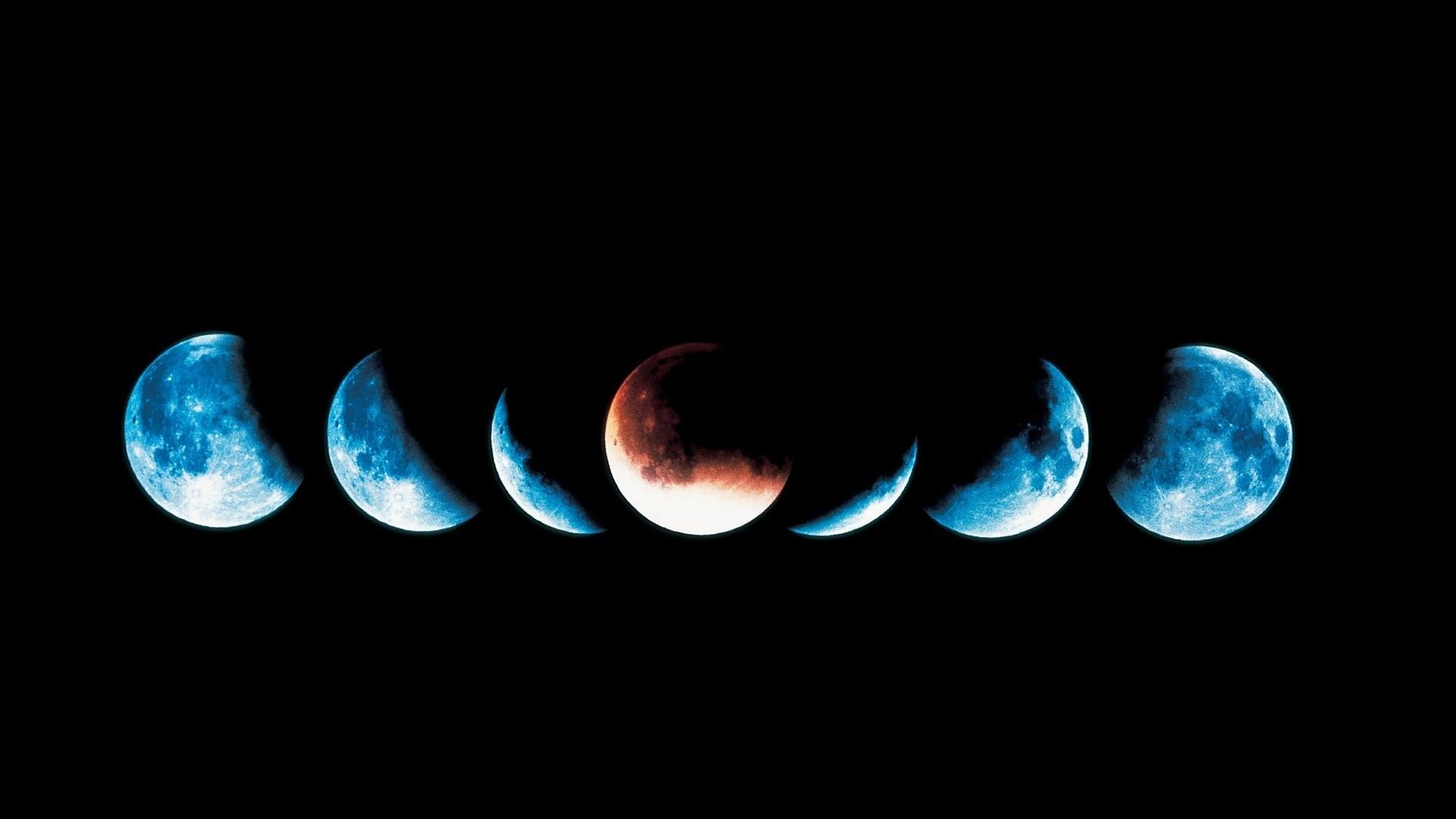 Phases of the Moon Wallpaper