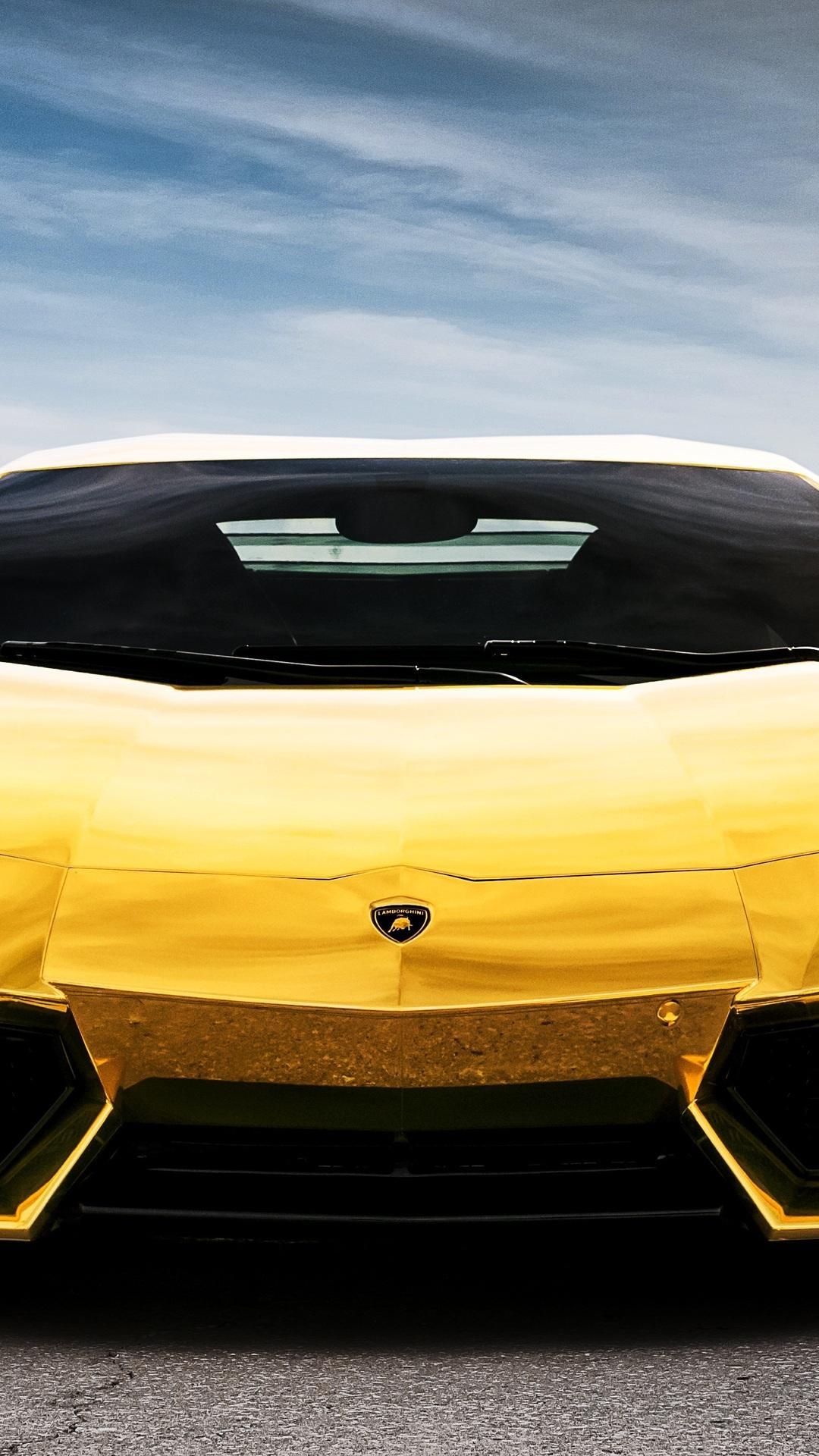Gold Lamborghini Wallpaper