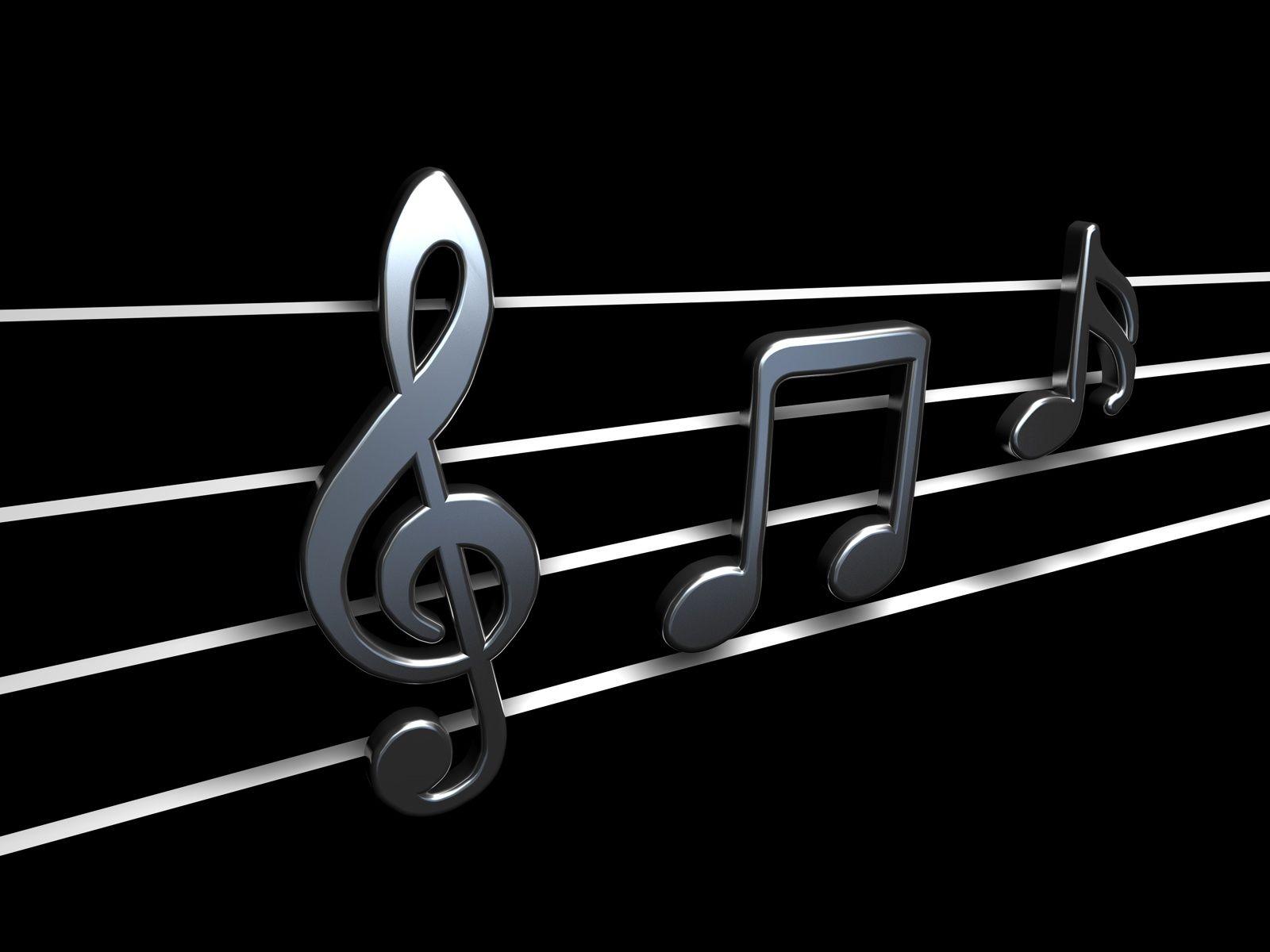 Music Notes, 3D, Abstract, Misic Notes, Music, Wallpaper