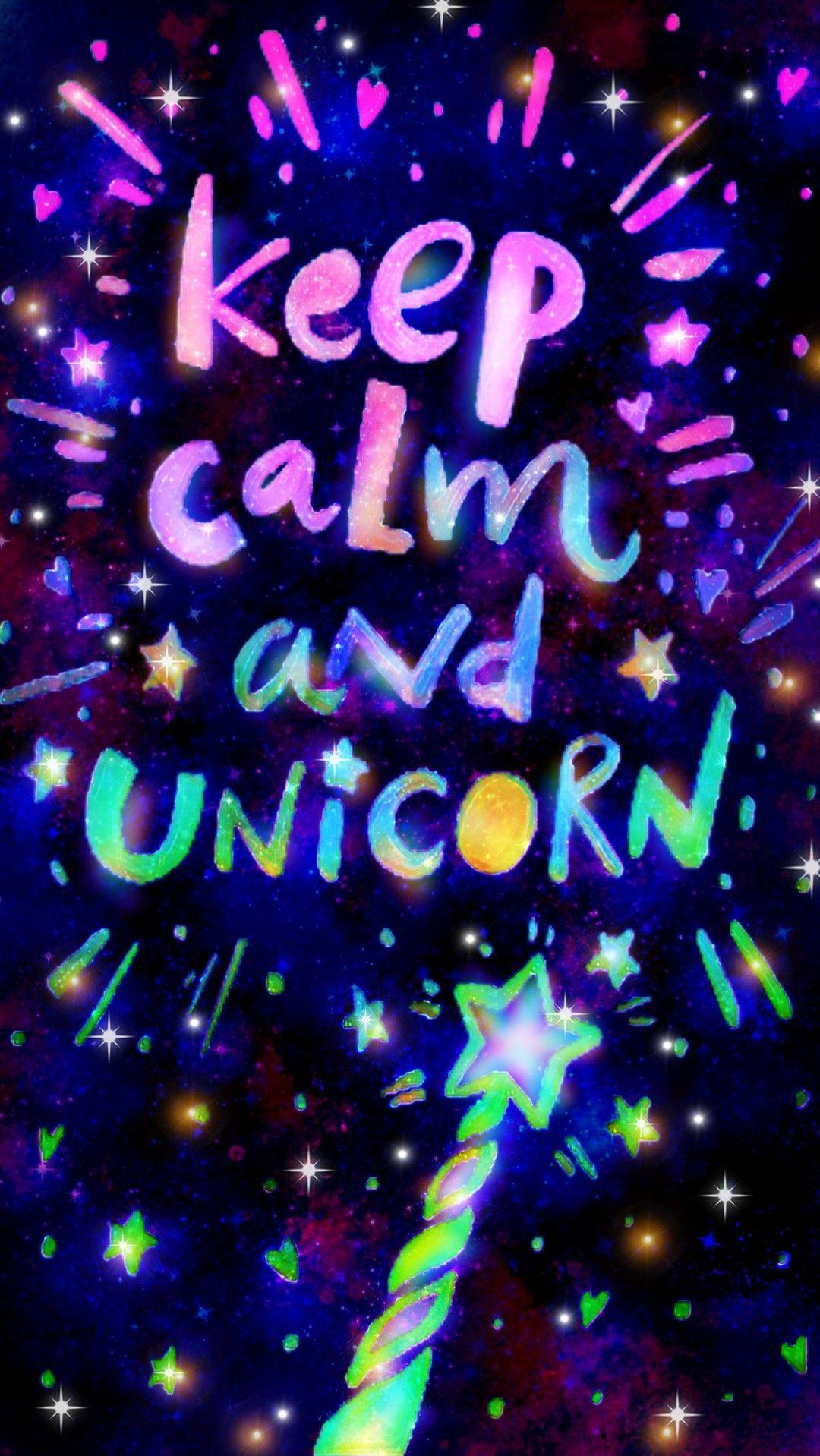 Keep Calm Unicorn Galaxy, made by me #unicorn #fantasy #rainbow