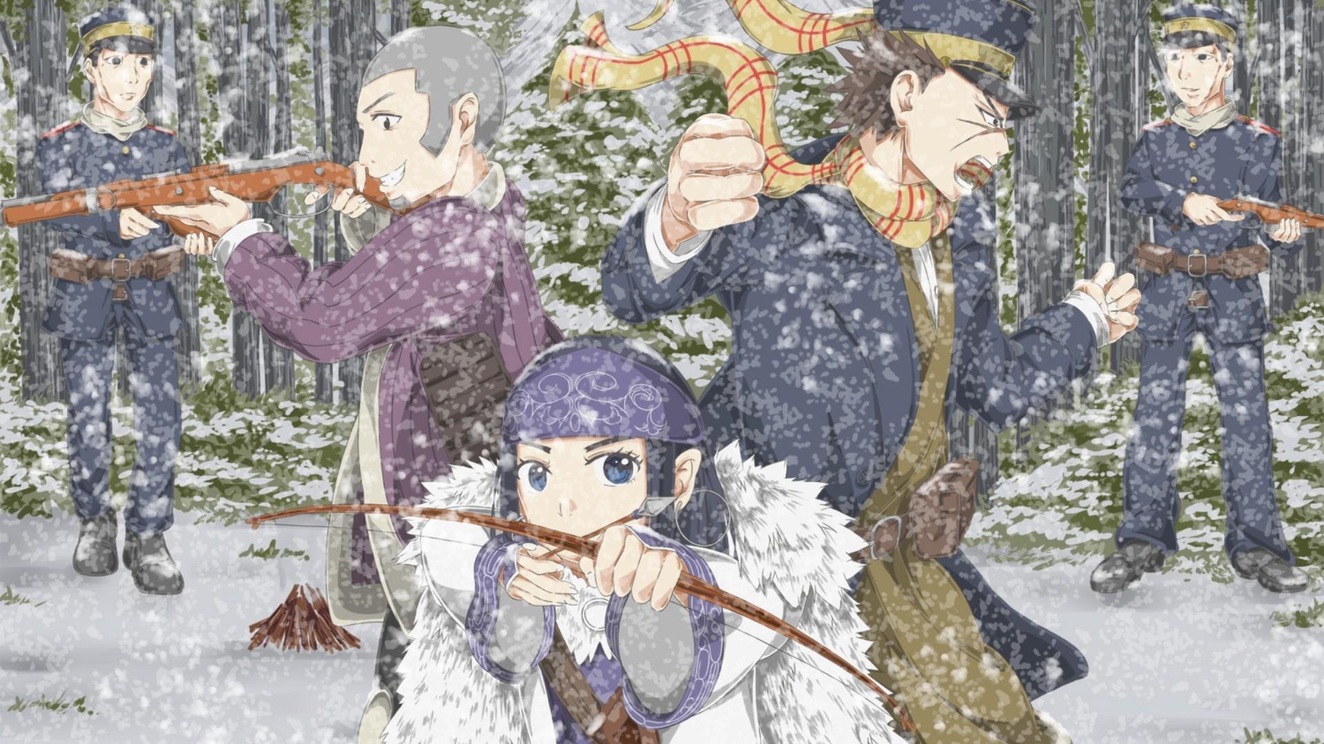 Download 1920x1080 Golden Kamuy, Asirpa, Sugimoto Saichi