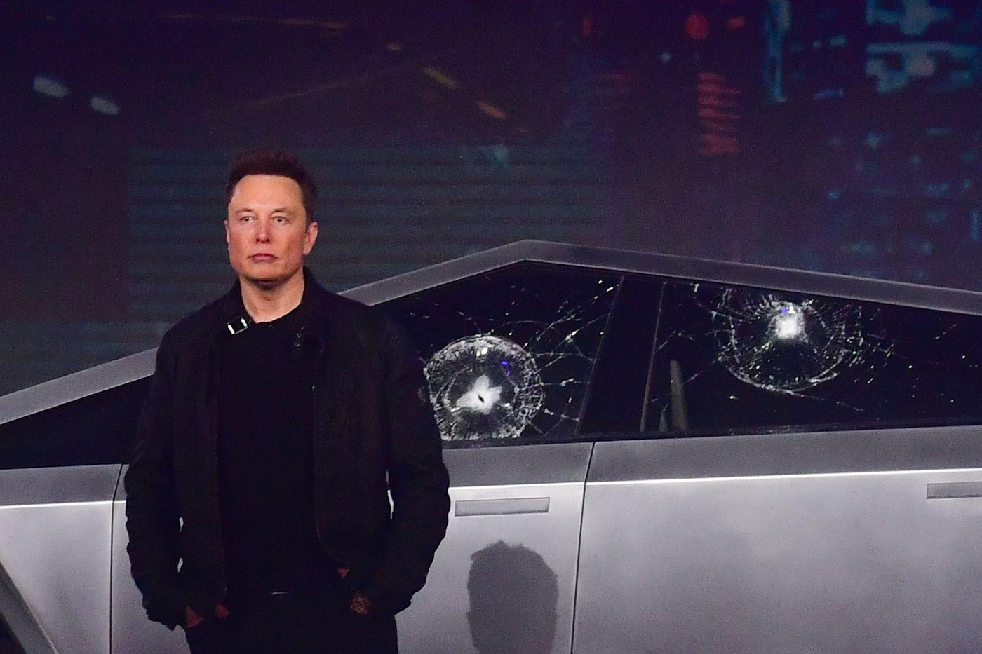 Elon Musk explains why Tesla's Cybertruck windows smashed