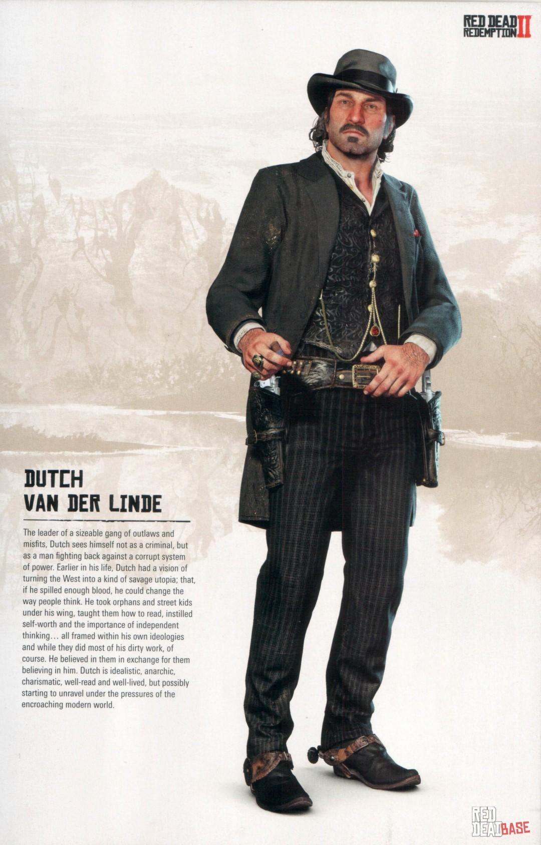 RDR2 Character Bio Art Gallery Dead Redemption 2