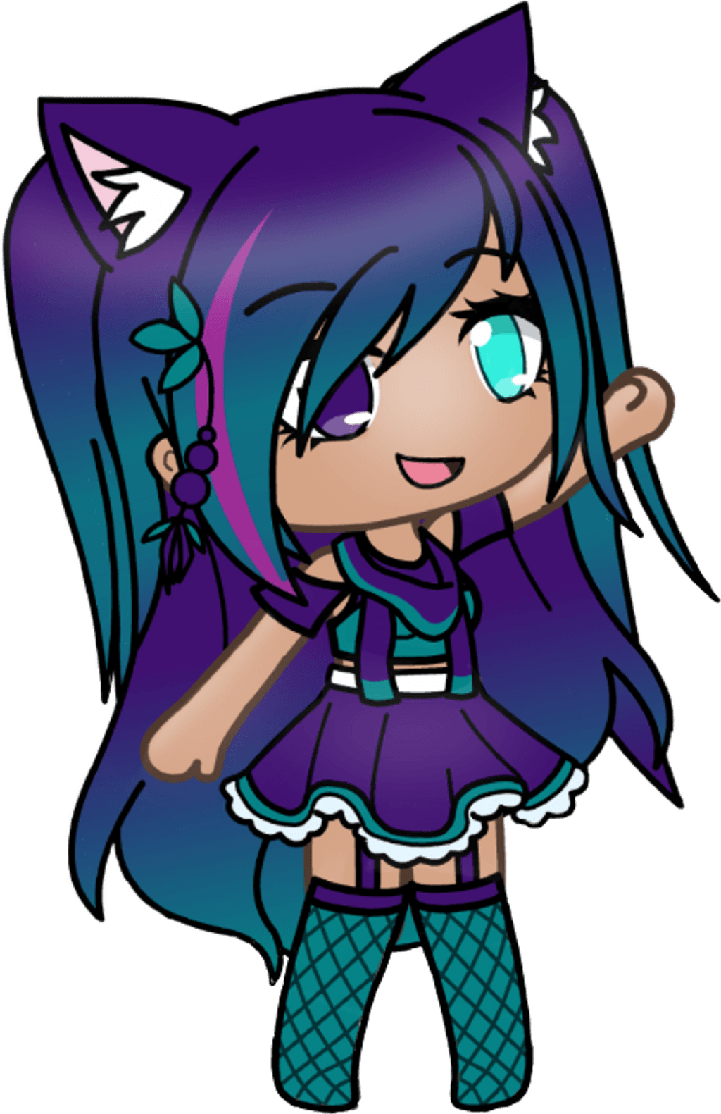 gacha #gachalife #gachaverse #purple #teal #galaxy