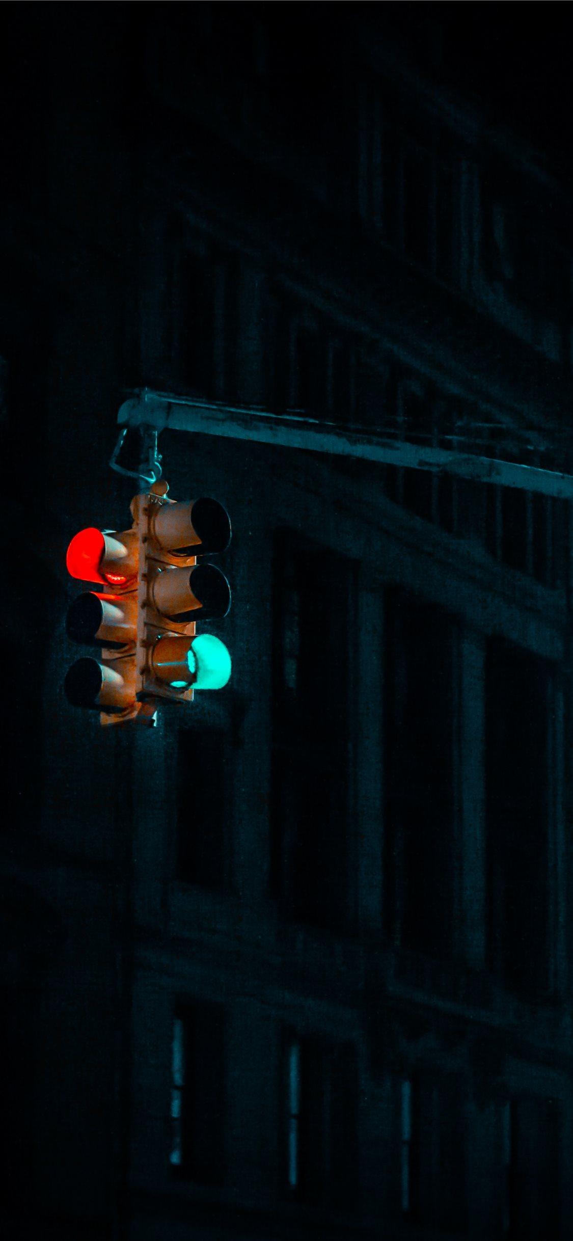 NYC traffic lights davi. iPhone 11 Wallpaper Free Download