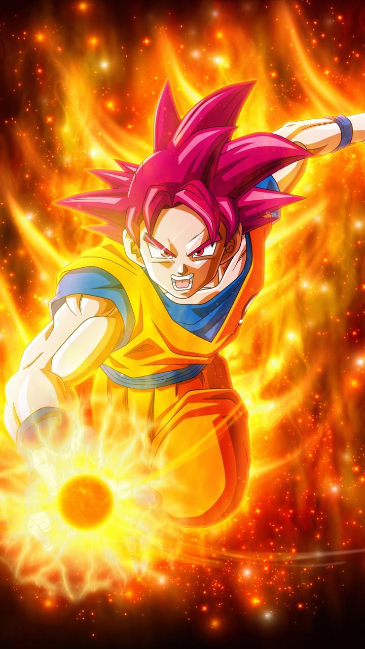 Super Saiyan Goku Dragon Ball Super Super 4K 720x1280
