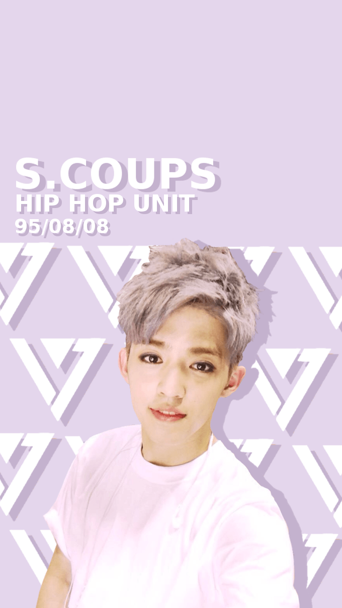 S.Coups. Seventeen Unit Wallpaper. © rightful owner. 박민린