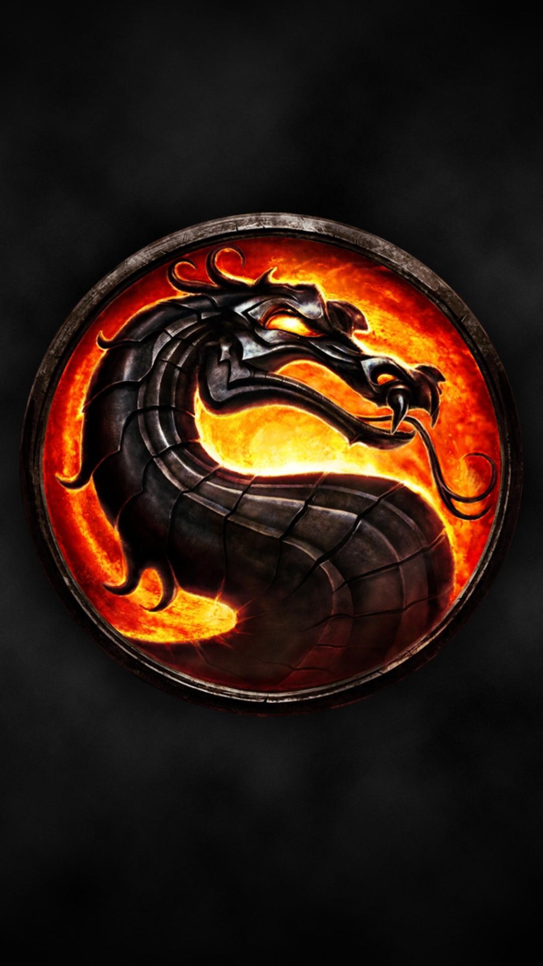 Mortal Kombat logo HTC One M9 wallpaper