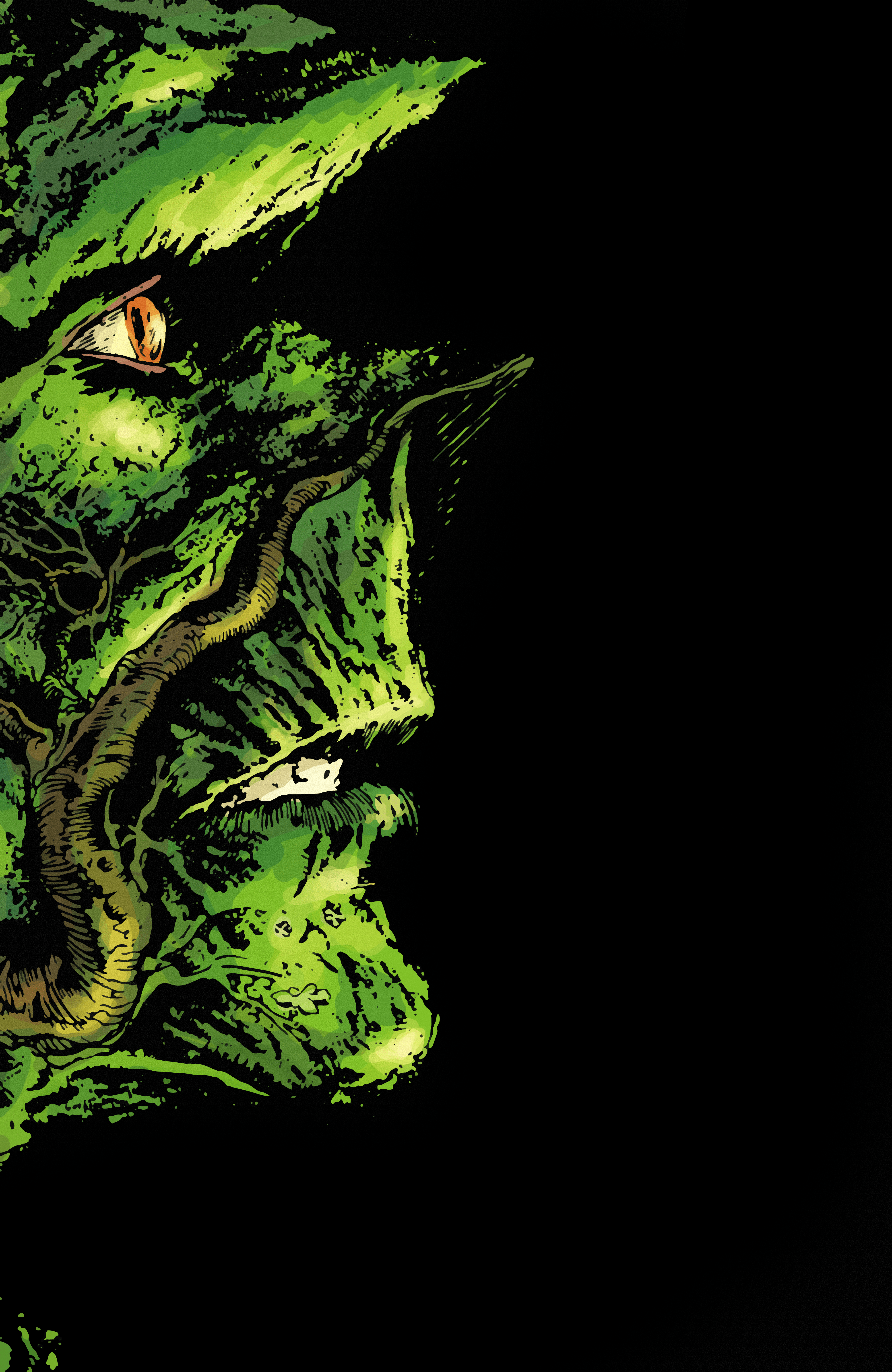 Wallpaper] Cover from Swamp Thing V.1 by Alan Moore and Stephen Bissette [Desktop cut in the comments]