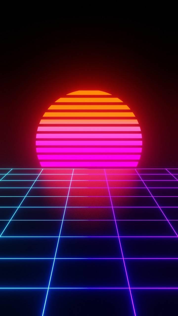Neon Sunset Wallpaper
