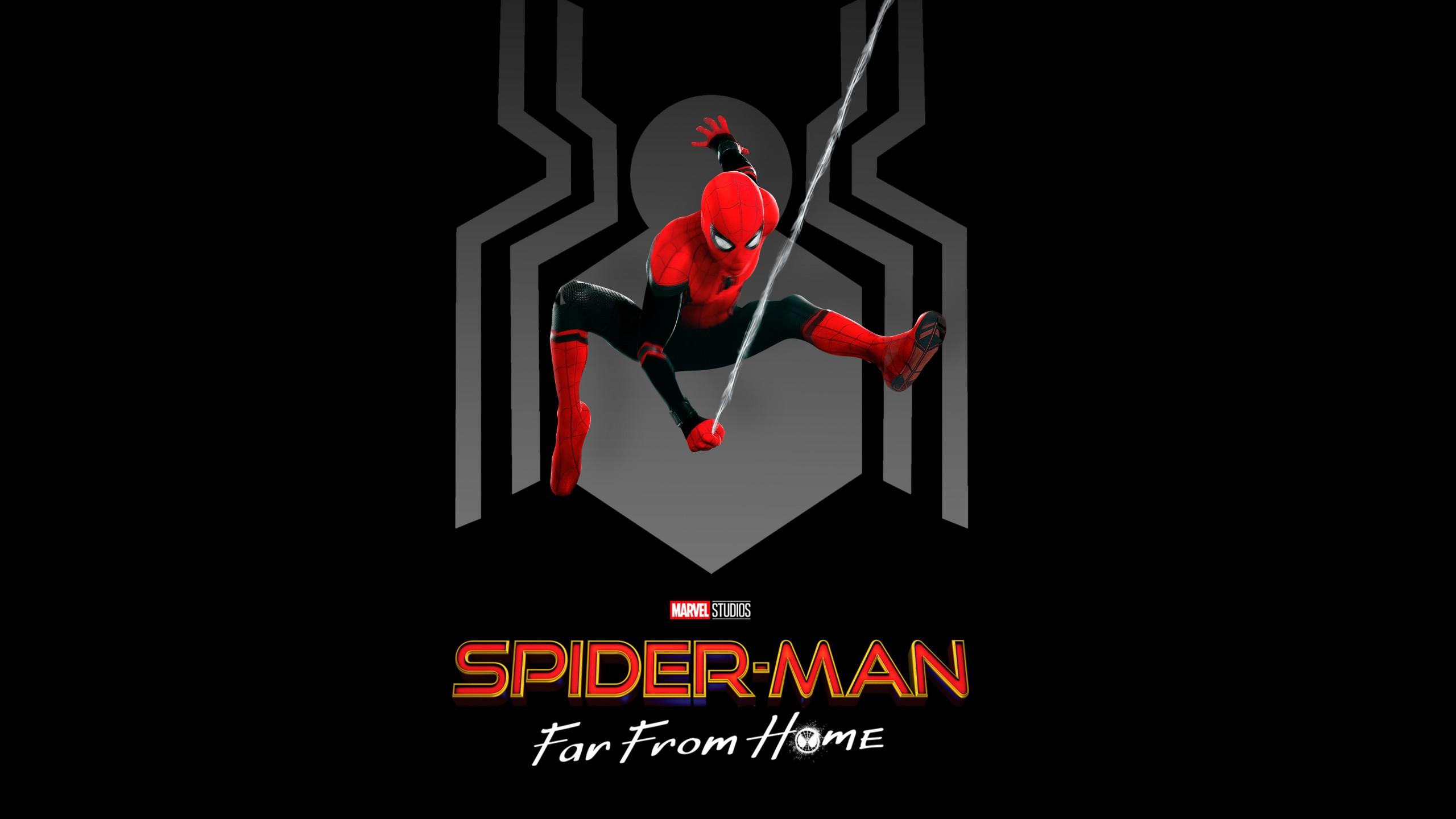 spiderman: spider man far from home logo HD wallpaper