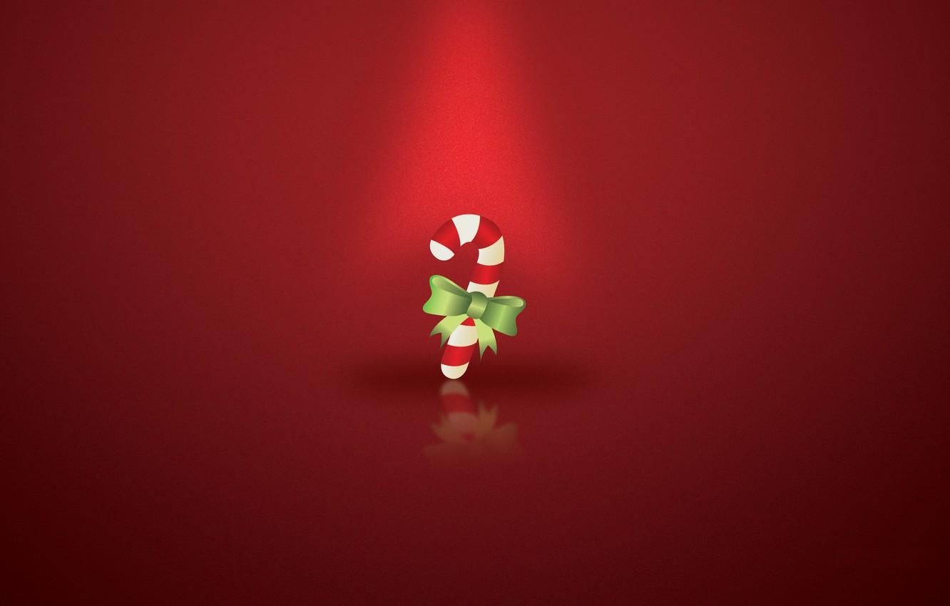 Wallpaper Christmas Candy, On A Red Background, Candy Image