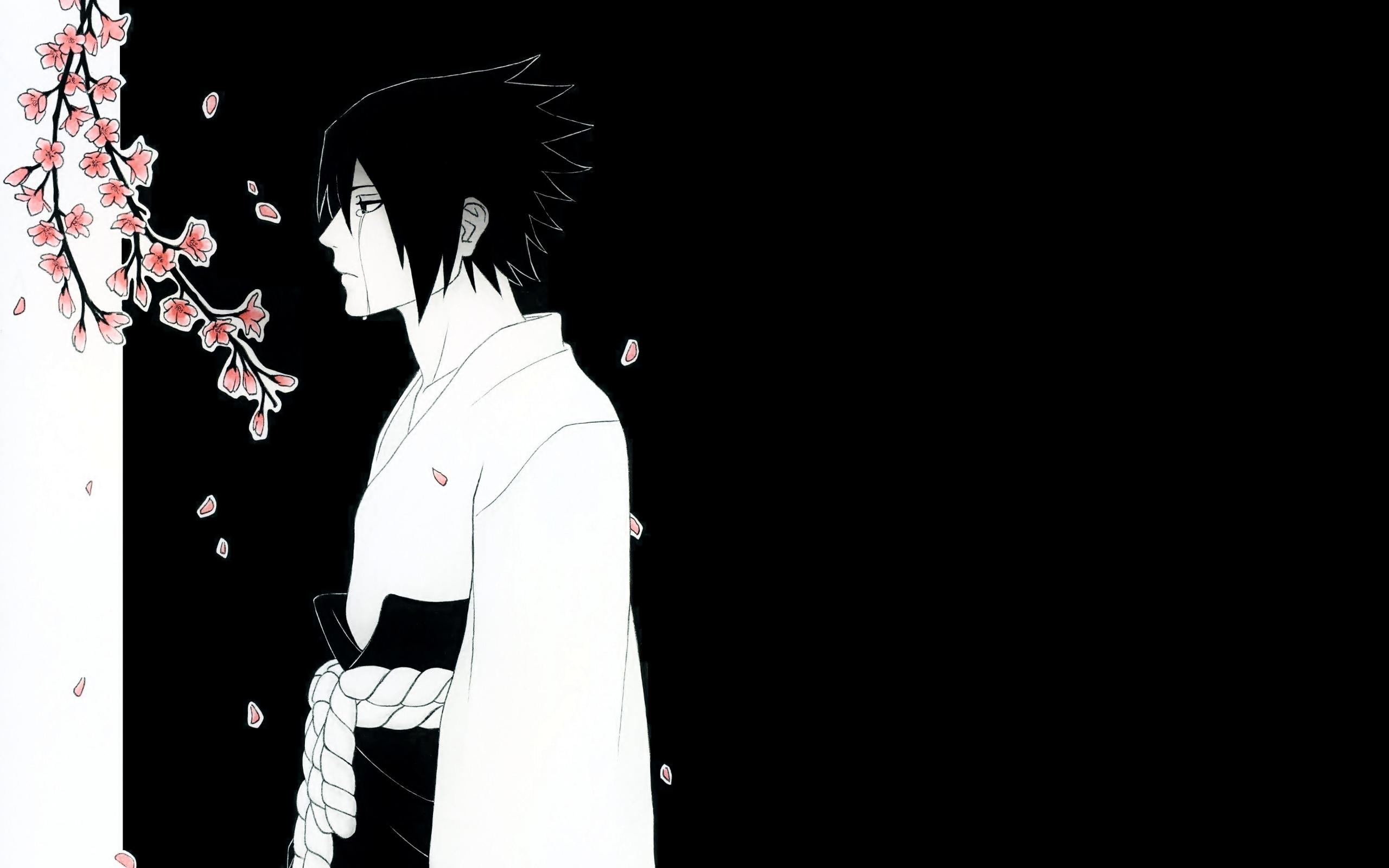Wallpaper Of Anime, Naruto, Sasuke Uchiha, Tears, Sakura